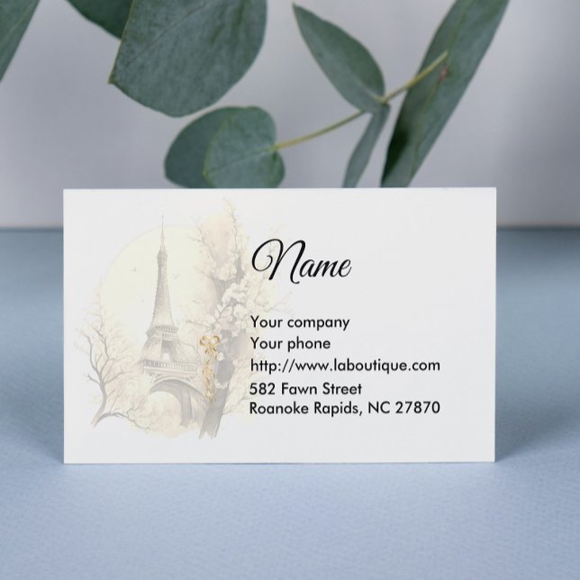 Eiffel Tower Business Card (Creator Uploaded)