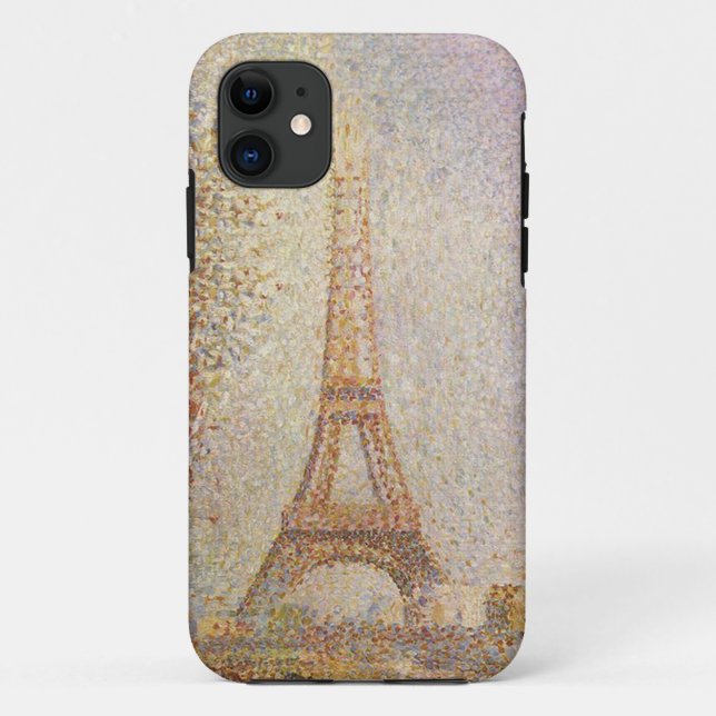 Eiffel Tower by Georges Seurat Case-Mate iPhone Case (Back)