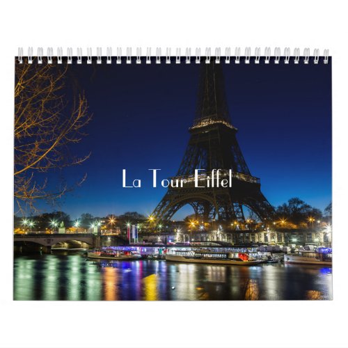 Eiffel tower Calendar
