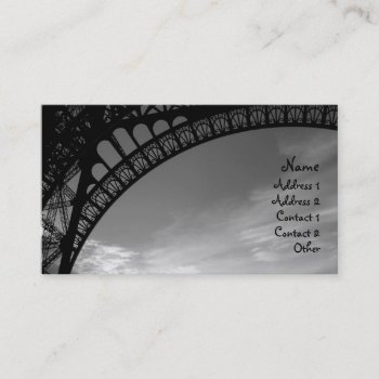 Eiffel Tower Calling Cards by Joyful_Expressions at Zazzle