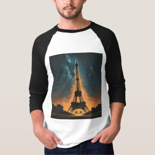 Eiffel tower_CalmPeacefulPowerful T shirt