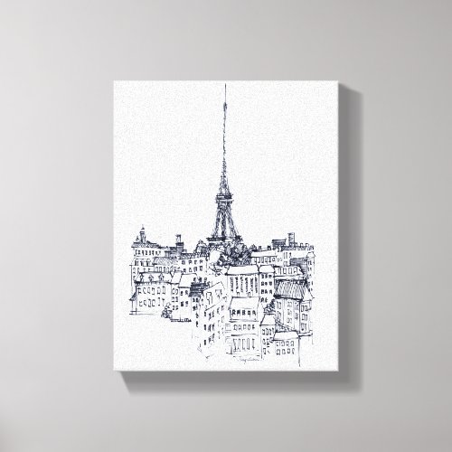 Eiffel Tower Canvas Print