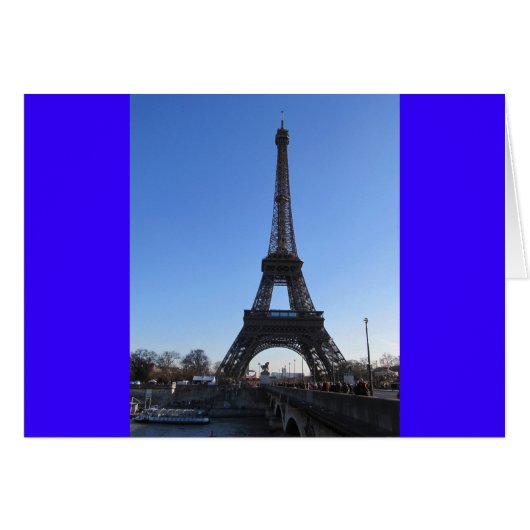 Eiffel Tower Cards (Front Horizontal)