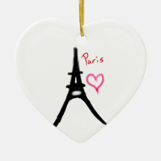 Eiffel Tower Christmas Ornament