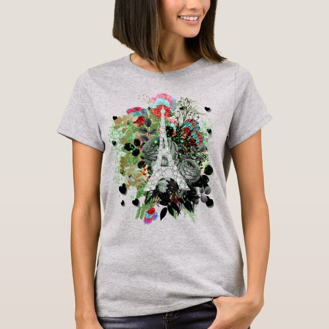 Eiffel Tower Collage T-Shirt (Front)