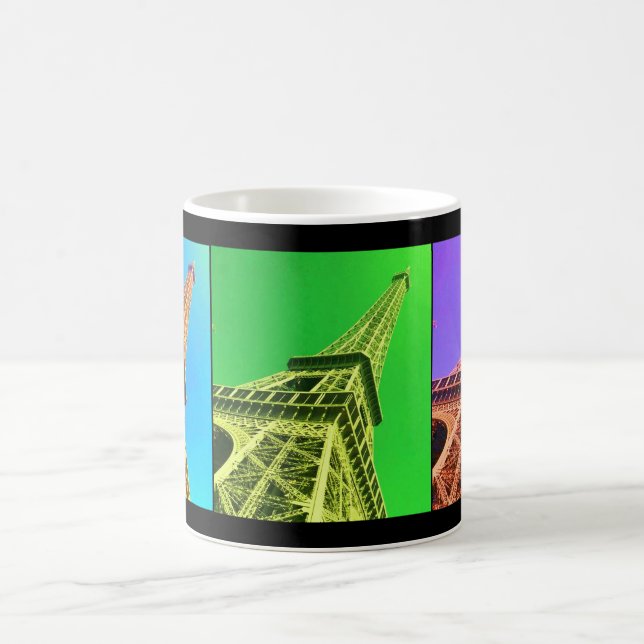 Eiffel Tower Colorized Coffee Mug (Center)