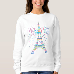 Eiffel Tower Confetti T-shirt Sweatshirt