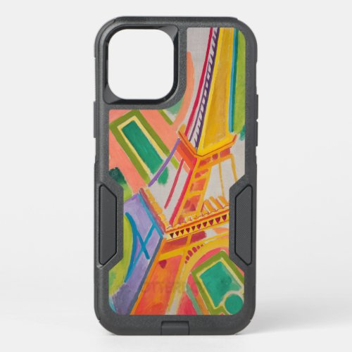 Eiffel Tower Delaunay Abstract Colorful Painting OtterBox Commuter iPhone 12 Case