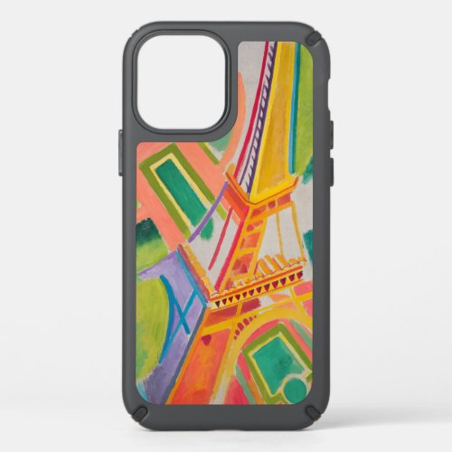Eiffel Tower Delaunay Abstract Colorful Painting Speck iPhone 12 Case