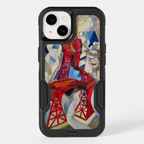 Eiffel Tower Delaunay Abstract Cubist Painting OtterBox iPhone 14 Case