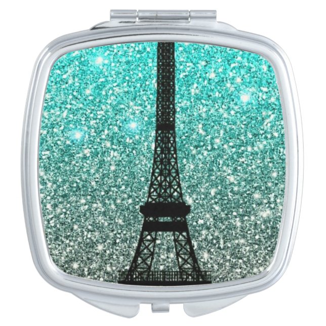 Eiffel Tower design compact mirror (Front)