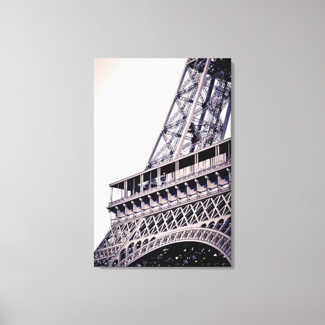 Eiffel Tower Detail, Paris, France Canvas Print (Front)