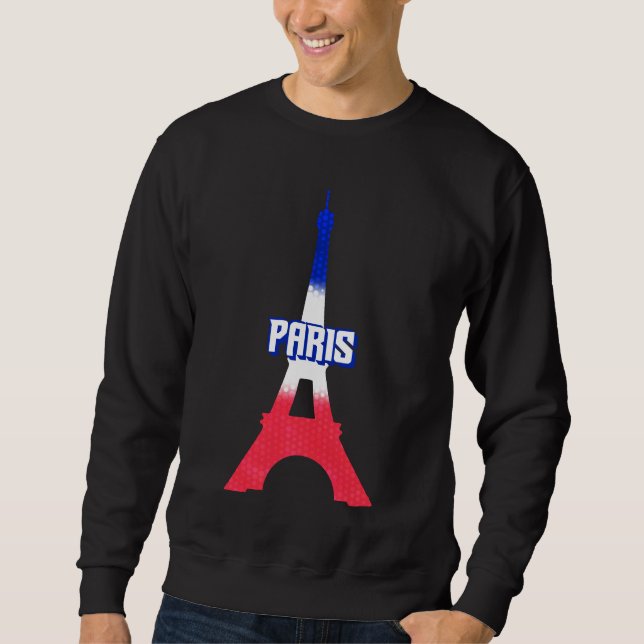 Eiffel Tower – Elegant Paris Landmark Design Sweatshirt (Front)