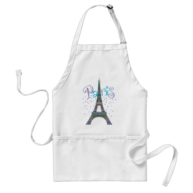 Eiffel Tower Fantasy Apron (Front)