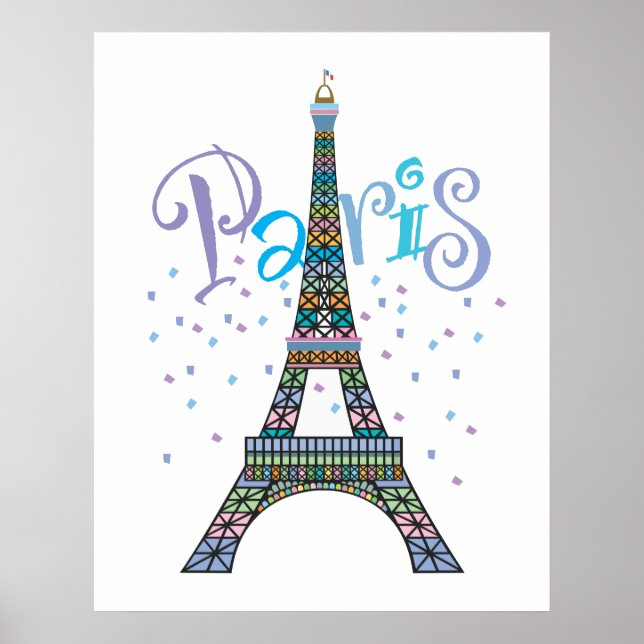 Eiffel Tower Fantasy poster (Front)