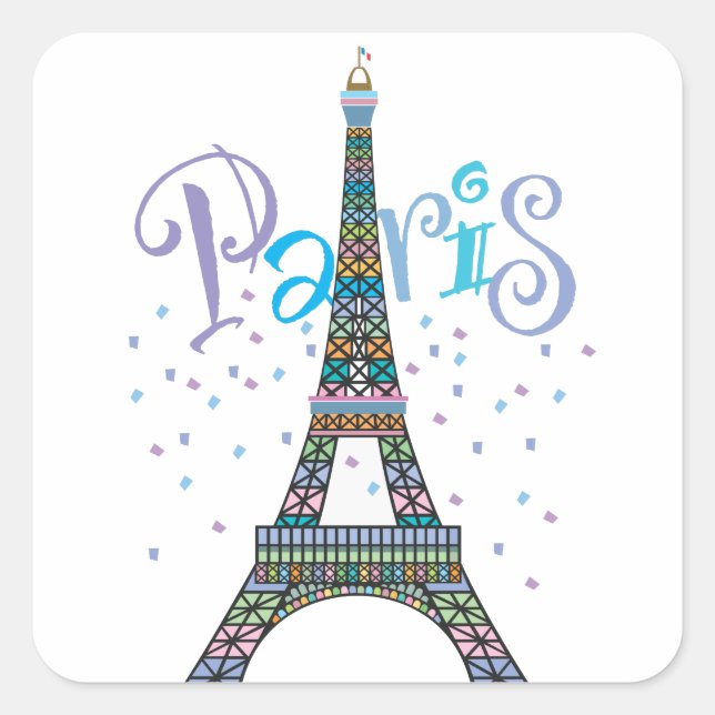 Eiffel Tower Fantasy sticker (Front)