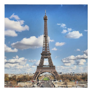 Eiffel Tower Faux Canvas Print