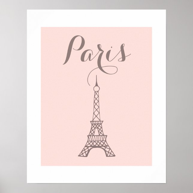 Eiffel Tower Framed Art Print  (Front)