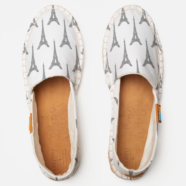 Eiffel Tower France Espadrilles (Front)