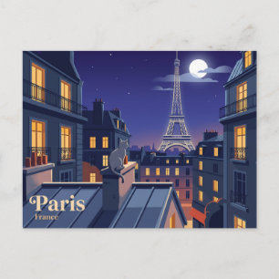 Eiffel Tower France Postcard