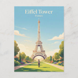 Eiffel Tower France Postcard