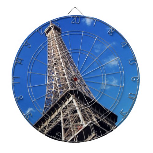 Eiffel Tower France Travel Photography Dartboard