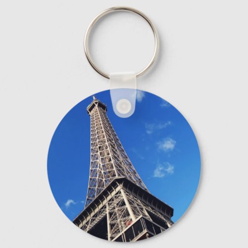 Eiffel Tower France Travel Photography Keychain