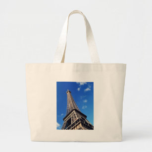 Eiffel Tower France Travel Photography Large Tote Bag