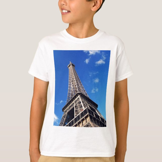 Eiffel Tower France Travel Photography T-Shirt (Front)