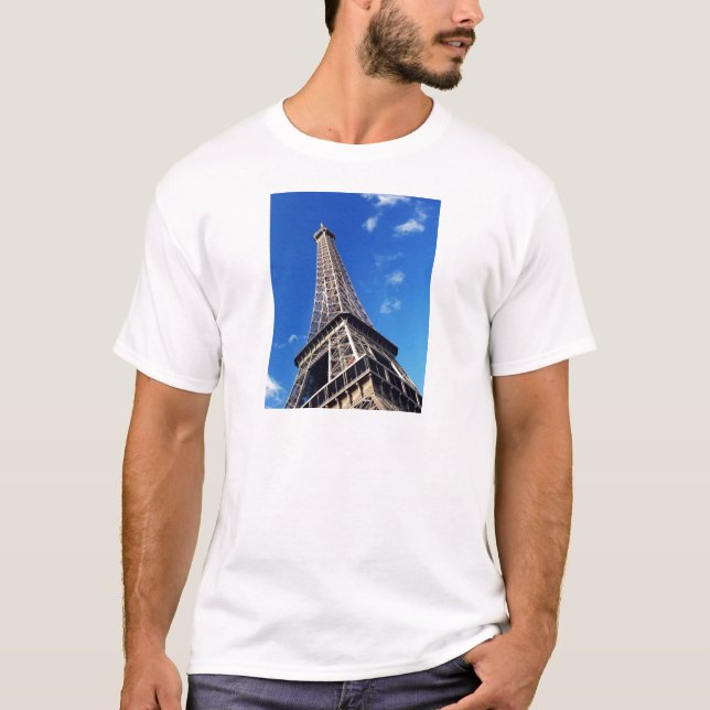 Eiffel Tower France Travel Photography T-Shirt (Front)