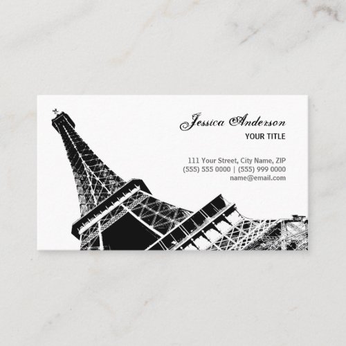 The Eiffel Tower business cards