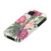 Eiffel Tower French Roses Case (Bottom)
