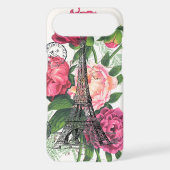 Eiffel Tower French Roses Case (Back)