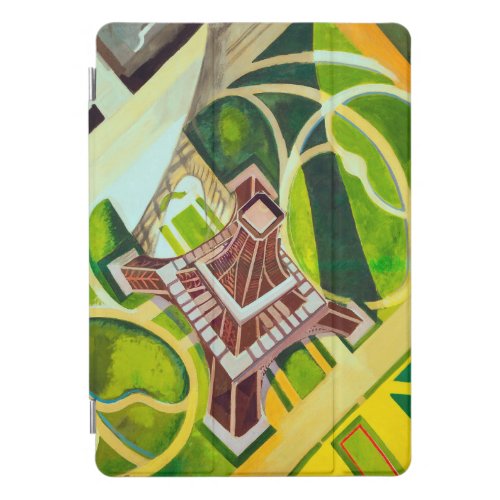 Eiffel Tower from Above Delaunay Abstract Painting iPad Pro Cover