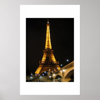Eiffel Tower from the Seine Poster