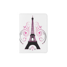 Eiffel Tower Gradient Swirl Design