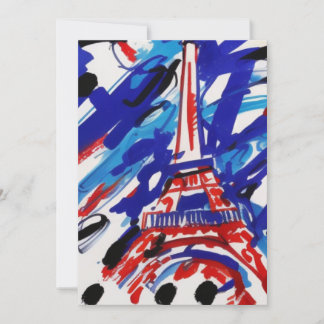 Eiffel Tower Holiday Card