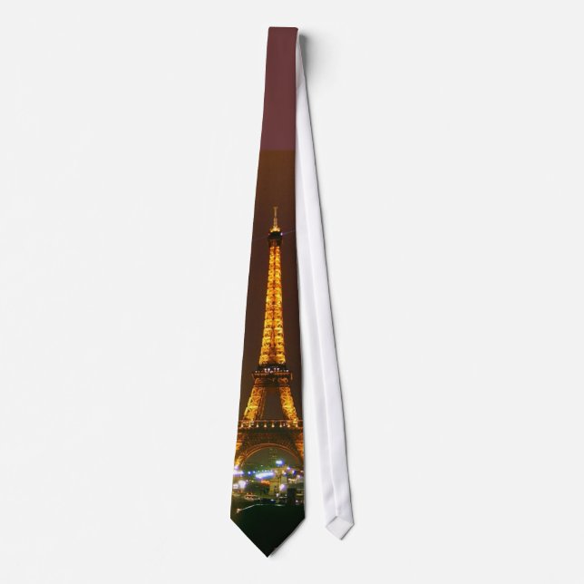 Eiffel Tower (Image) Neck Tie (Front)