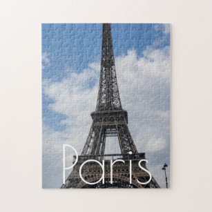 Eiffel Tower in Paris Artwork France Travel Jigsaw Puzzle
