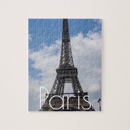 Eiffel Tower in Paris Artwork France Travel Jigsaw Puzzle