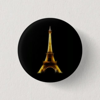 Eiffel Tower in Paris France Button