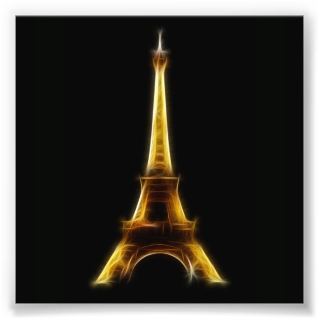 Eiffel Tower in Paris France Photo Print (Front)