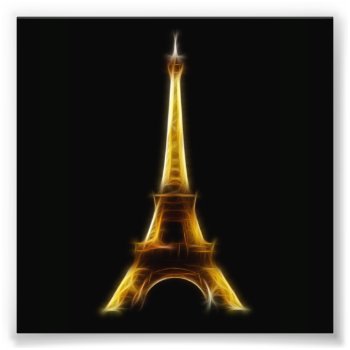 Eiffel Tower In Paris France Photo Print by Aurora_Lux_Designs at Zazzle
