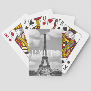 Eiffel Tower in Paris, France Poker Cards