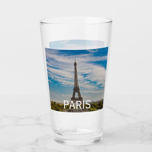 Eiffel tower in Paris Glass (Front)