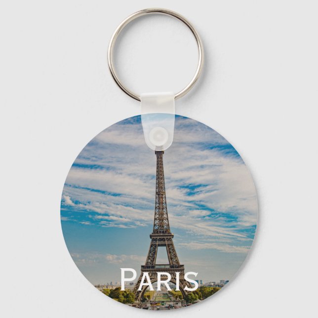 Eiffel tower in Paris Keychain (Front)
