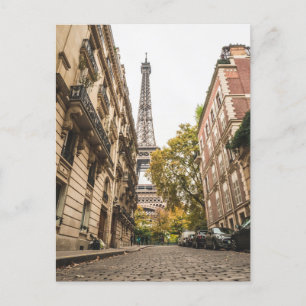 Eiffel Tower in Paris Photo Postcard