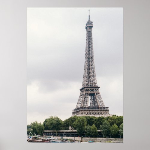 eiffel tower in paris the city of love poster