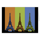 Eiffel Tower in Paris Triptych (Front Horizontal)