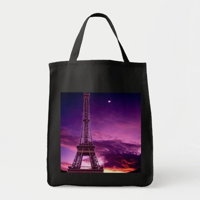 Eiffel Tower In Sunshine Sky Tote Bag (Front)